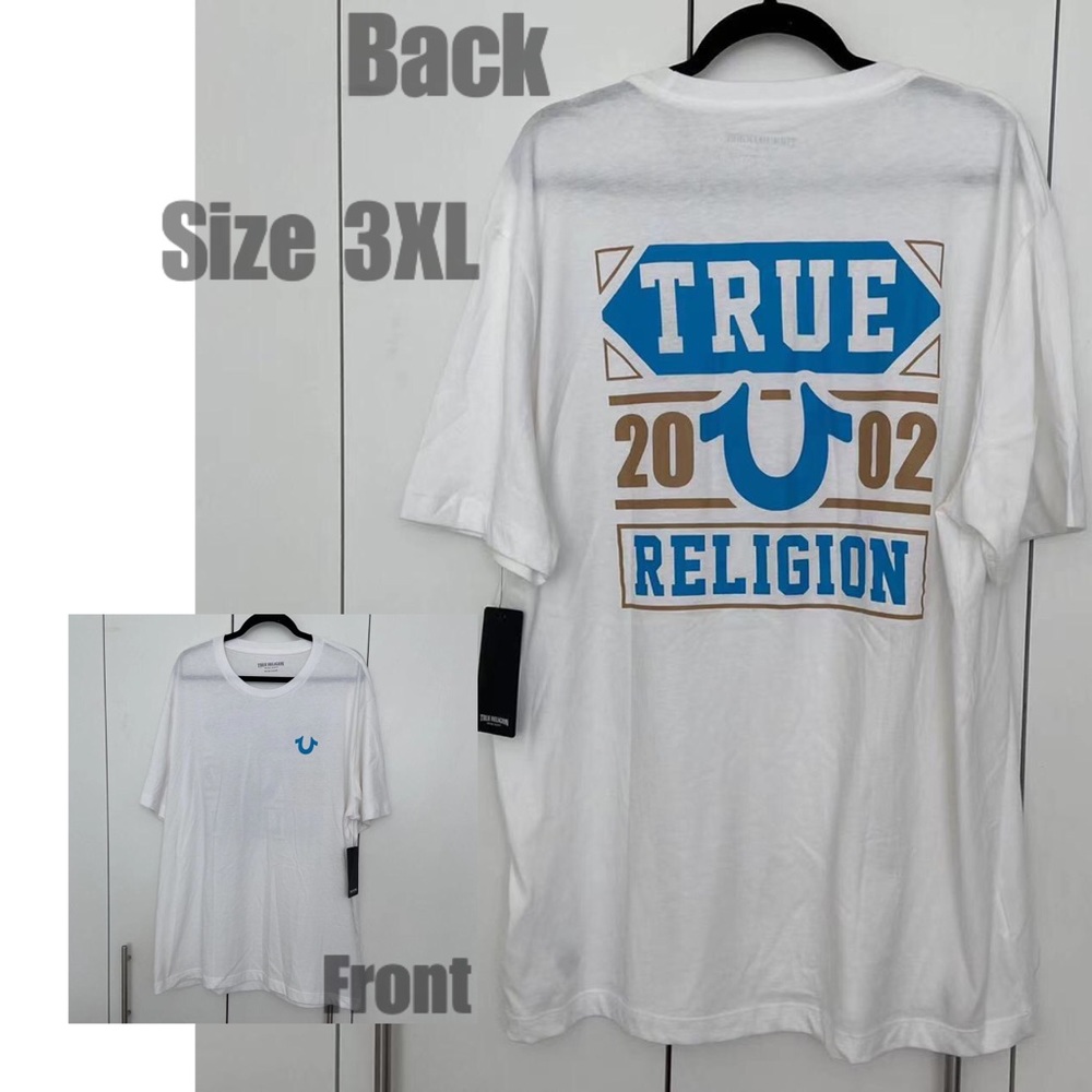 Men’s True Religion Graphic Tee Size 3XL